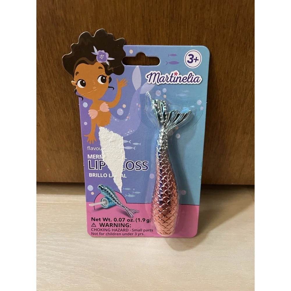 Martinelia Mermaid‎ Tail Lip Gloss 0.07 Oz (1.9g) New Cherry Flavored